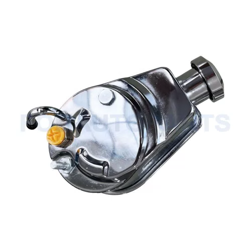 New Chrome Power Steering Pump for Chevy & GMC Trucks Replaces 7839818 86-01430CN